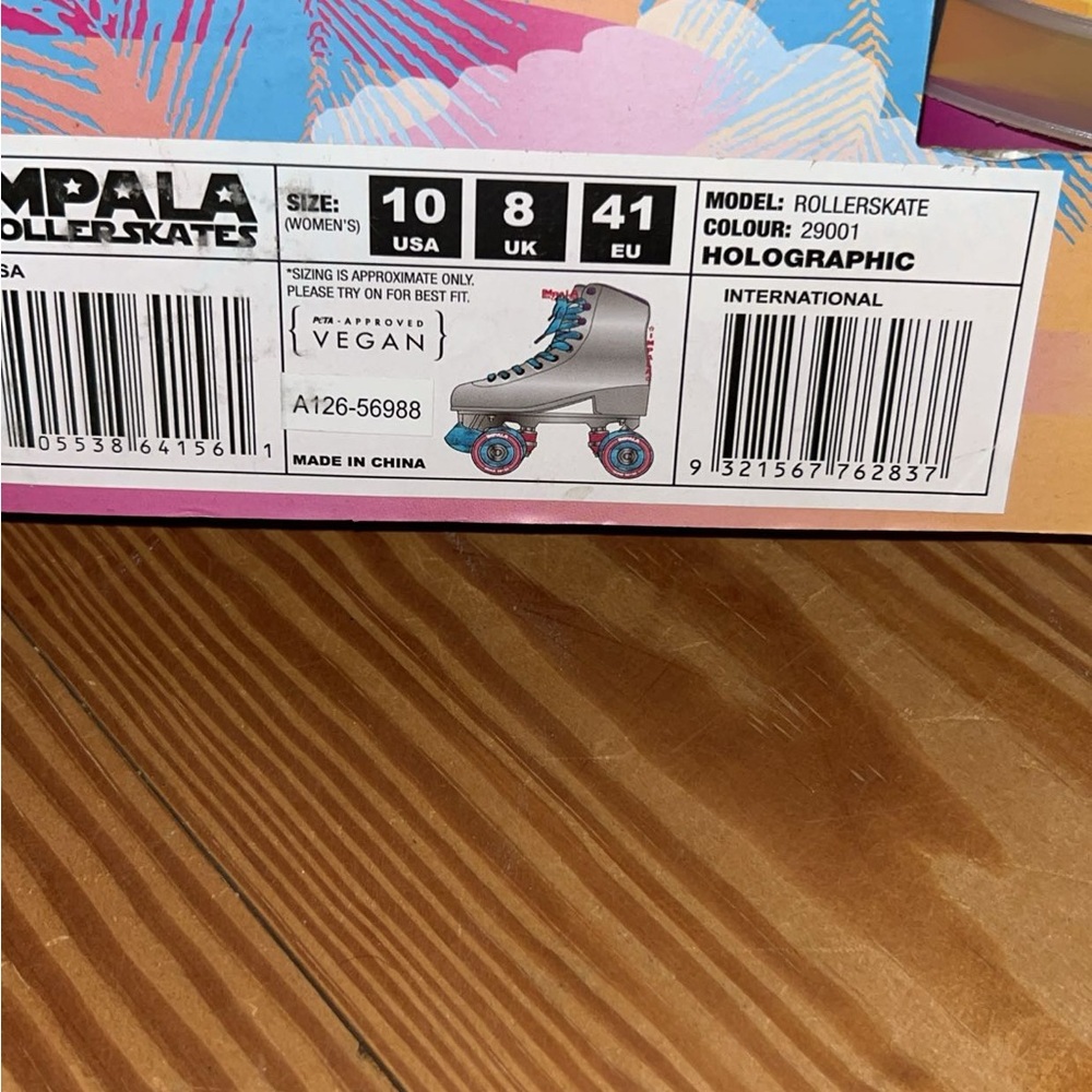 Indoor/outdoor door roller skates only used a couple times. Just like new !